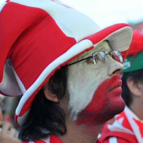Kibice podczas meczu Polska - Chorwacja w obiektywie naszego fotoreportera 