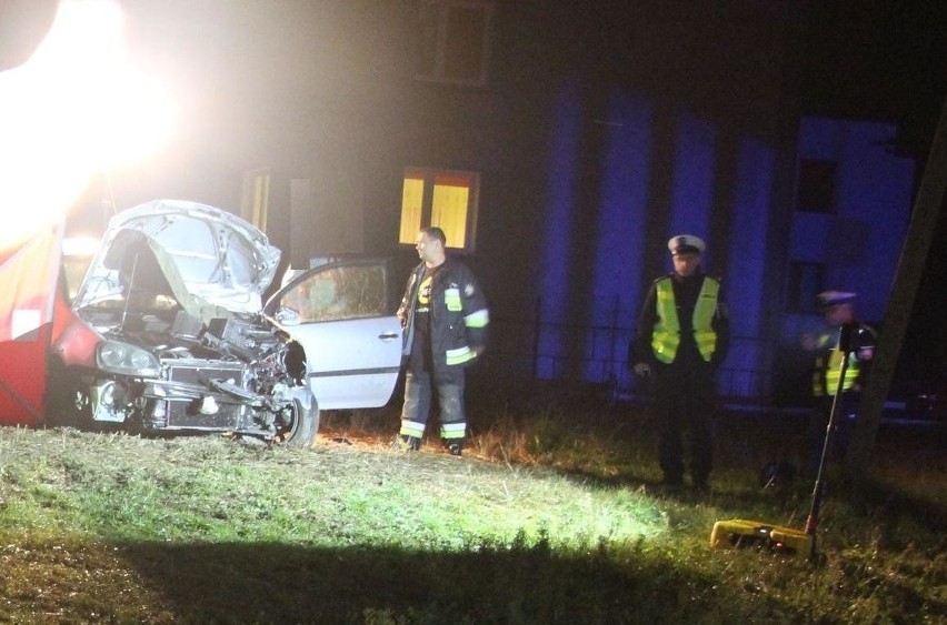 Śmiertelny wypadek w Polance Wielkiej. Kierowca był pijany