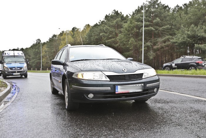 Renault laguna na krośnieńskich tablicach rejestracyjnych...