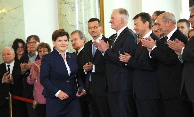 Zaprzysiężenie rządu Beaty Szydło