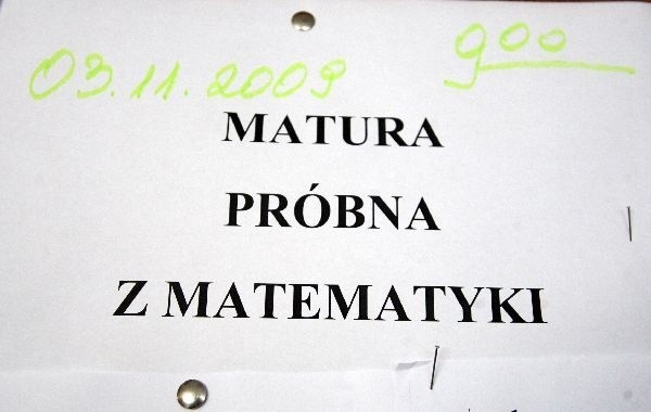 Próbna matura z matematyki...