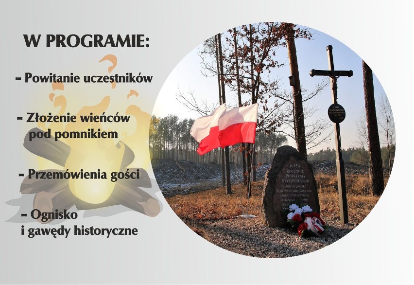 Zaproszenie na uroczystości z okazji 159. rocznicy wybuchu...