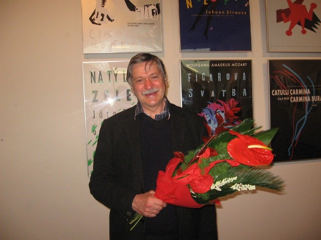 Karel Míšek, jeden z czołowych przedstawicieli czeskiej grafiki użytkowej jest bardzo związany z Polską