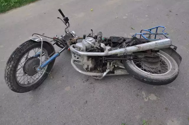 Gózówka-Kolonia: Wypadek motocyklisty