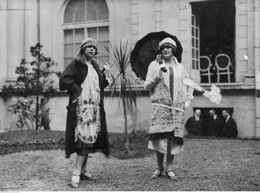 Pokaz mody w Warszawie - 1925 rok