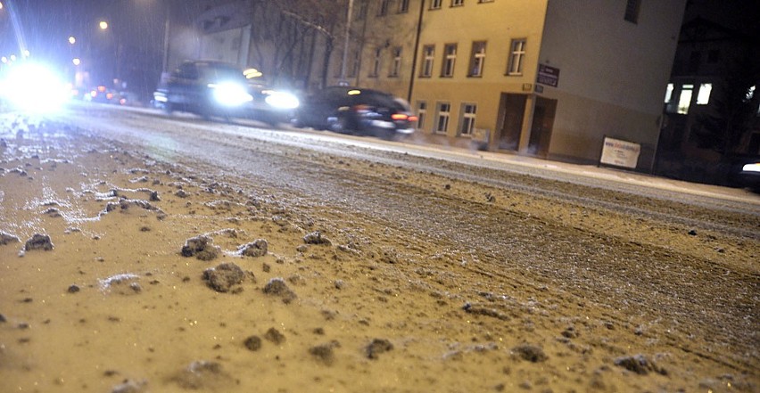 Trudne warunki na ulicach Trójmiasta