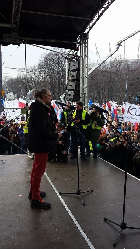 Marsz Komitetu Obrony Demokracji pod hasłem My Naród. W...