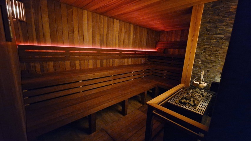 Tak wygląda saunarium na basenie w Strzelcach Opolskich.