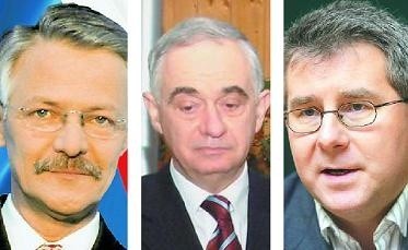 Tadeusz Zwiefka, Janusz Zemke i Ryszard Czarnecki