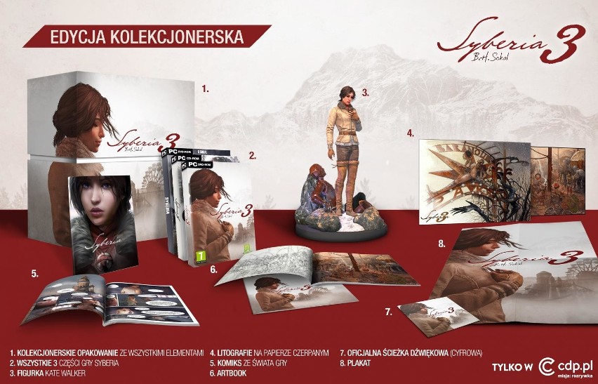 Syberia 3: Co znajdziemy w edycji kolekcjonerskiej?