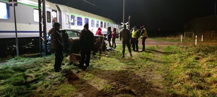 Wypadek na torach w Borkowicach koło Koszalina