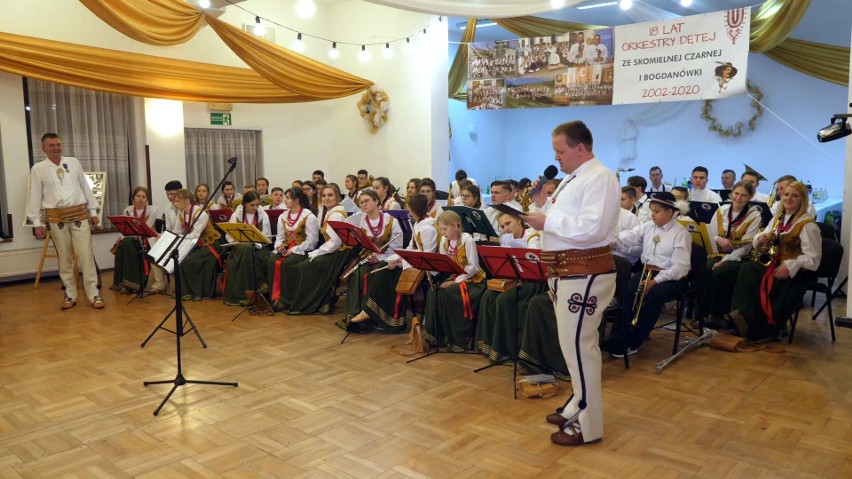 Góralska Orkiestra Dęta ze Skomielnej Czarnej i Bogdanówki świętowała jubileusz 18-lecia istnienia 