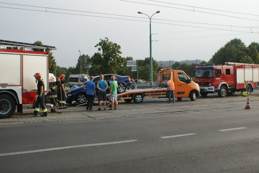 Wypadek w Będzinie: Na skrzyżowaniu al. Kołłątaja i ul. 11...