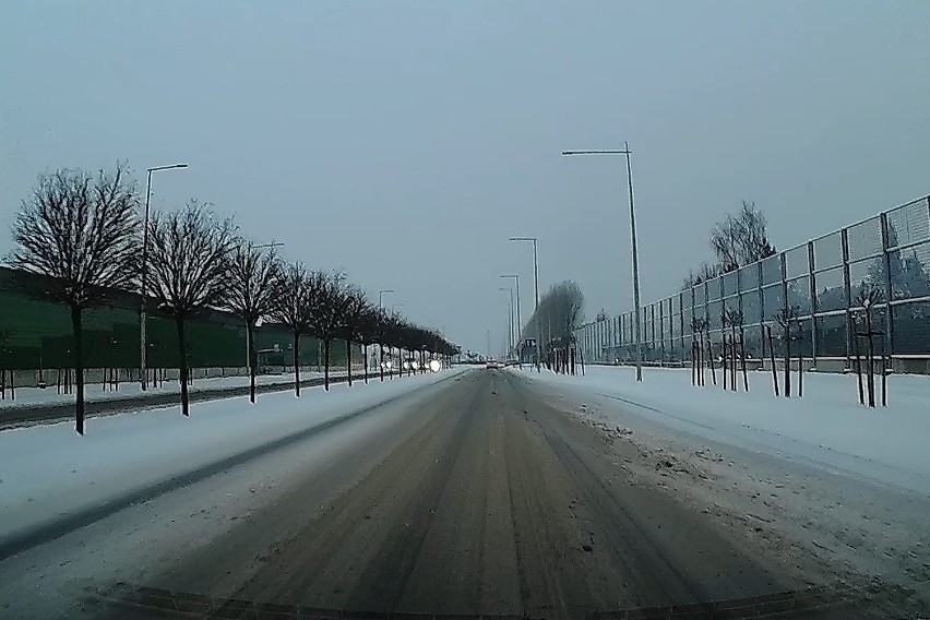 Zima w Słupsku. Ulice miasta oczami kierowcy [ZDJĘCIA]