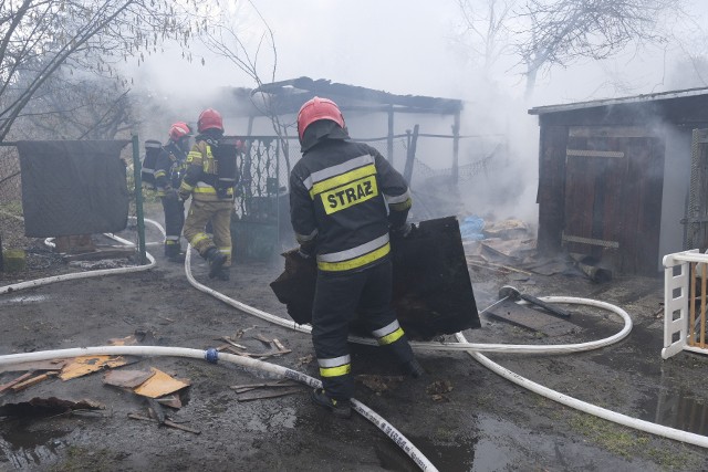 Pożar, który wybuchł w środę (15.03) przy ul. Paderewskiego w Toruniu wyglądał groźnie.
