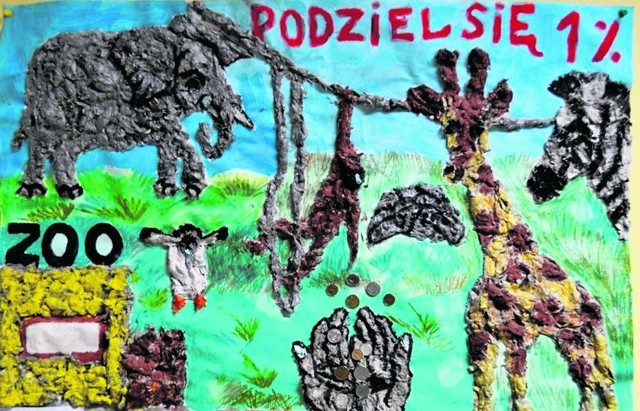 Naszym publikacjom towarzyszą prace plastyczne, jakie  uczniowie pomorskich szkół przygotowali na zorganizowany przez nas konkurs na plakat promujący akcję "Podziel  się 1%".  Zgłoszono ich niemal  260.  25 prac, które zyskały najwięcej  głosów Internautów, od poniedziałku do soboty prezentujemy naszych łamach. Praca 10-letniego Błażeja Zalewskiego, ucznia Szkoły Podstawowej nr 1 w Nowym Dworze Gdańskim  (piąte miejsce w konkursie plastycznym).