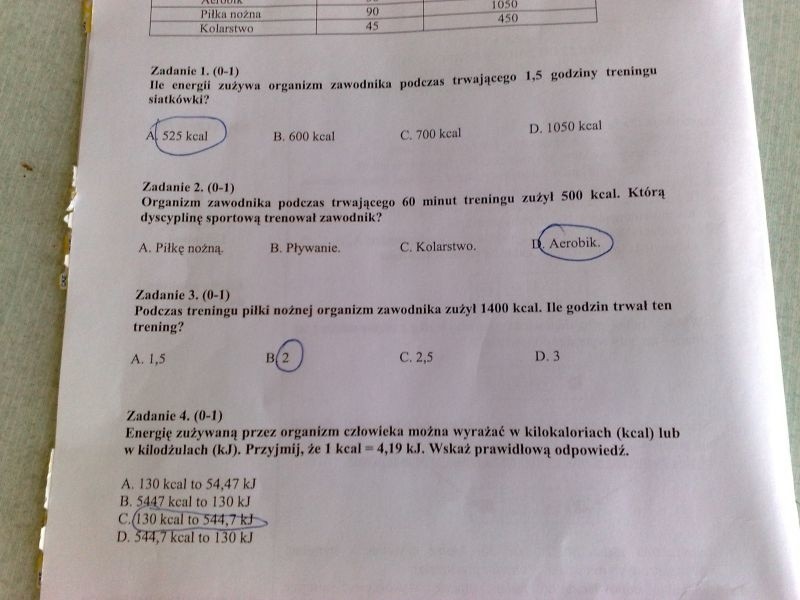 Egzamin gimnazjalny 2009 test matematyczno - przyrodniczy. Mamy arkusze i odpowiedzi!