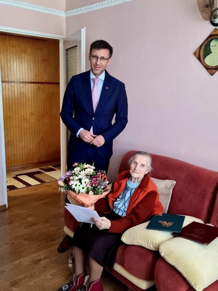 Maria Burzyk z gm. Stary Lubotyń obchodziła setne urodziny