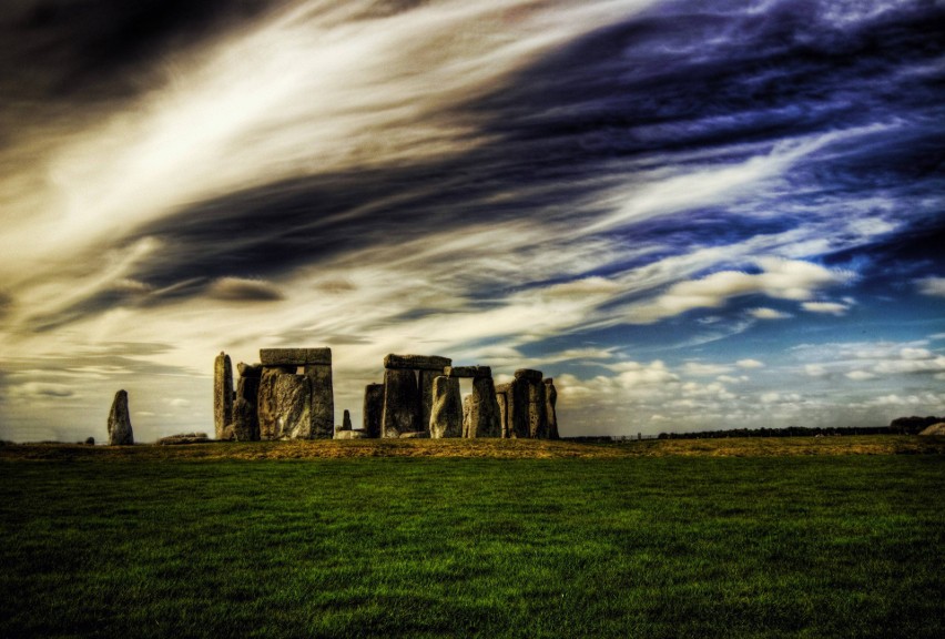 Tajemnicze i starożytne kamienne kręgi, Stonehenge, cieszą...