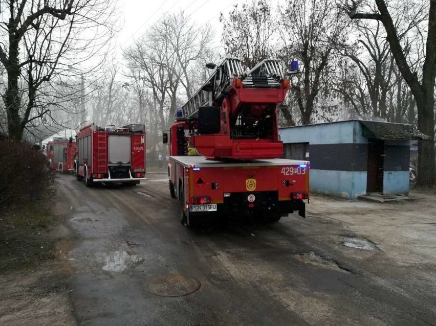 Jednej osobie trzeba było udzielić pomocy po pożarze, który...