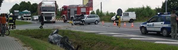 Z ostatniej chwili! Wypadek na krajowej "9" w okolicach Głogowa Małopolskiego