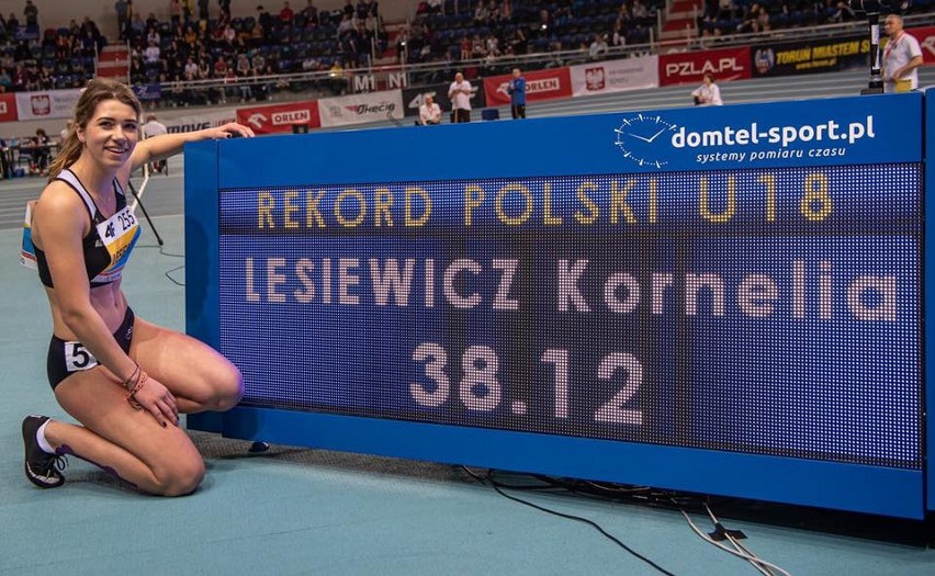 Gorzowianka z AZS AWF Kornelia Lesiewicz bije rekord Polski juniorek i marzy o zostaniu Aniołkiem Matusińskiego w sztafecie 4x400 m