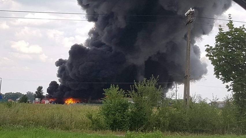 W miejscowości Głogowo w powiecie toruńskim 30 zastępów...