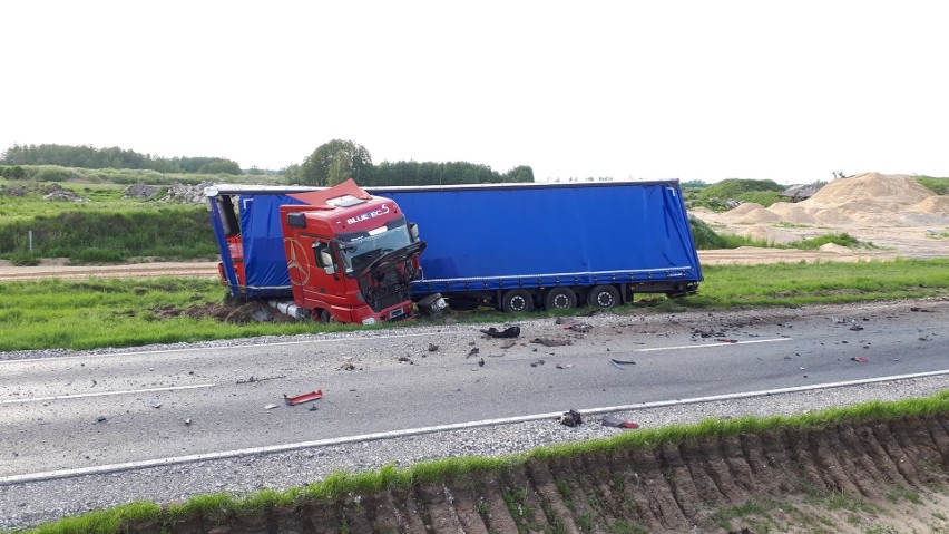 ragiczny wypadek na krajowej 5 w Wąsoszu w powiecie...