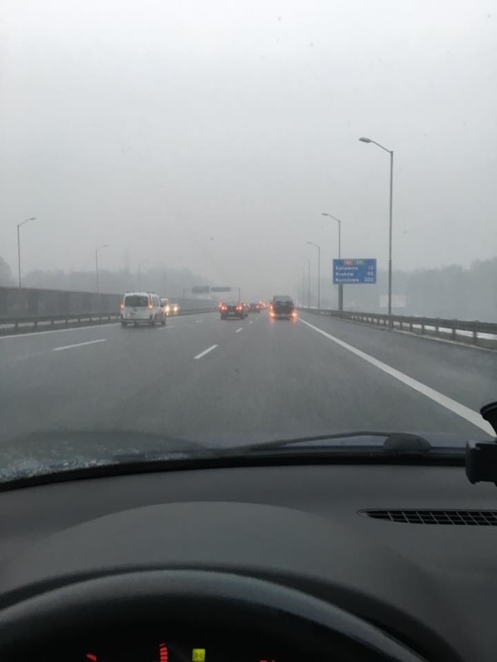 Wypadek na autostradzie A4