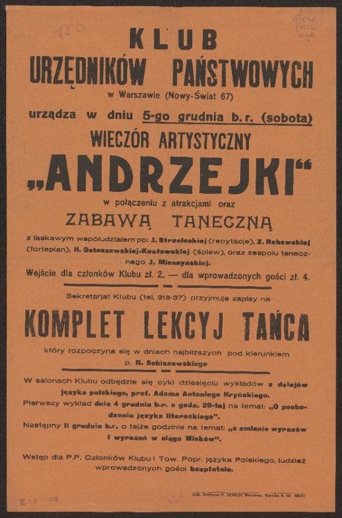 Andrzejki sprzed lat. Tak kiedyś reklamowano imprezy (ZDJĘCIA)