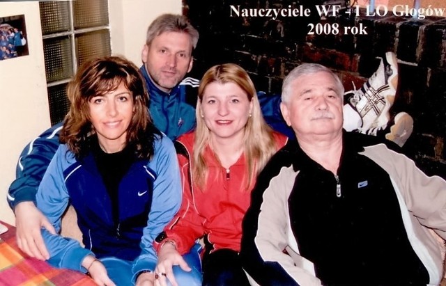 Wuefiści z I LO: Marek Kuczkowski, Beata Toboła (od lewej), Marzena Dąbrowska i Stanisław Czarnecki