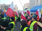 Strajk rolników w Katowicach. Tak wyglądała blokada głównych ulic miasta. Zobaczcie ZDJĘCIA