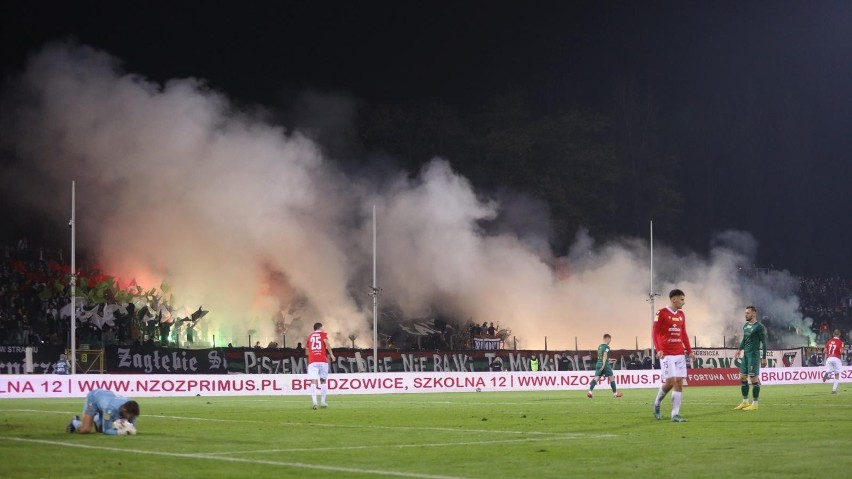 Kibice Zagłębia stworzyli na Stadionie Ludowym świetną...