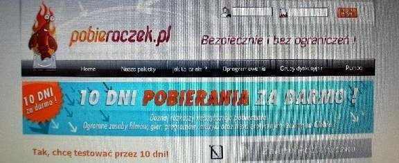 Urząd Ochrony Konkurencji i Konsumentów bada, czy twórcy portalu pobieraczek.pl stosowali niedozwolonych klauzul w umowie z internautami