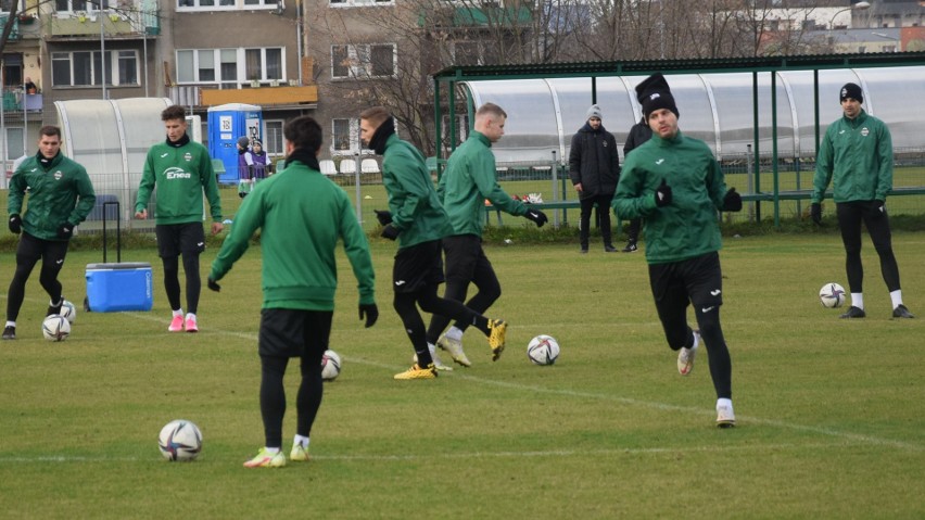 PKO Ekstraklasa. Sobotni trening piłkarzy Radomiaka Radom na boisku przy ulicy Struga (ZOBACZ ZDJĘCIA)