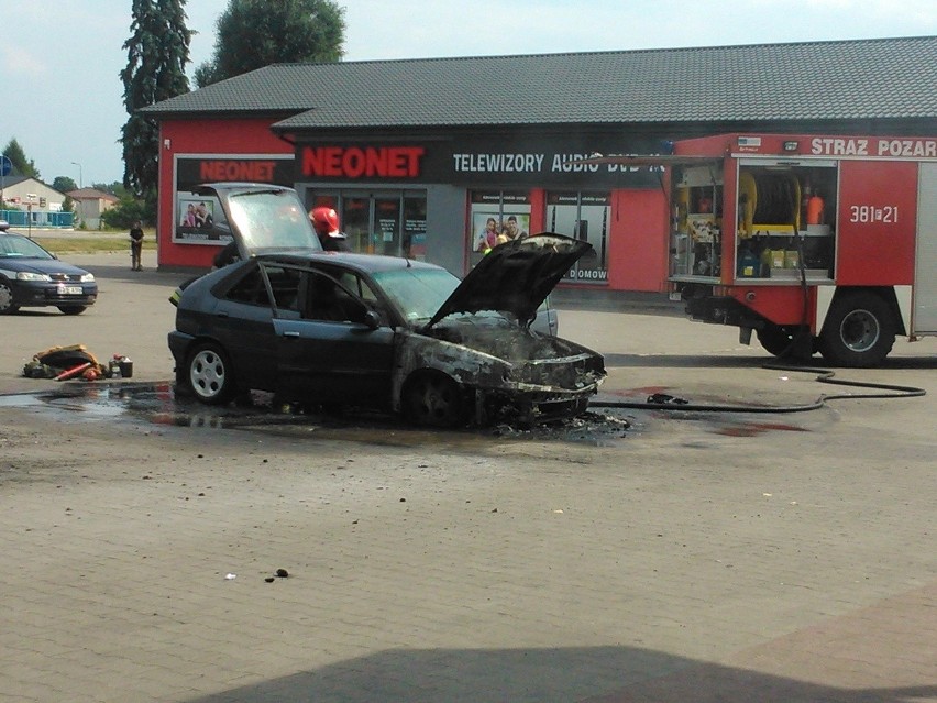 W Nowej Soli spłonął samochód (informacja od Czytelnika)