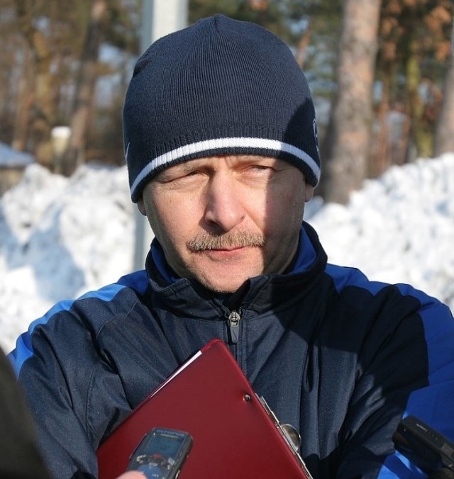 Piotr Mandrysz, trener Pogoni Szczecin.
