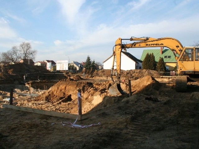 Wykonawca rozpoczął już budowę fundamentów.