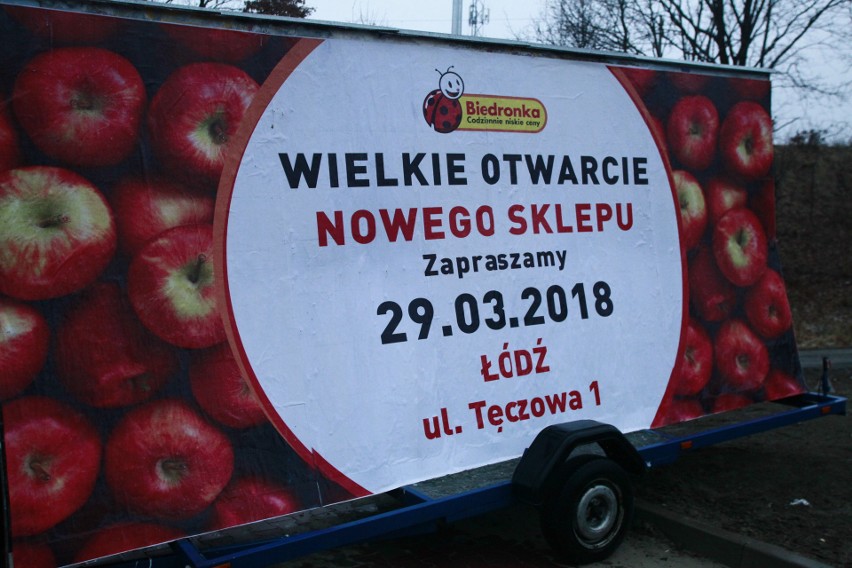 Otwarcie nowej Biedronki w Łodzi przy ul. Tęczowej