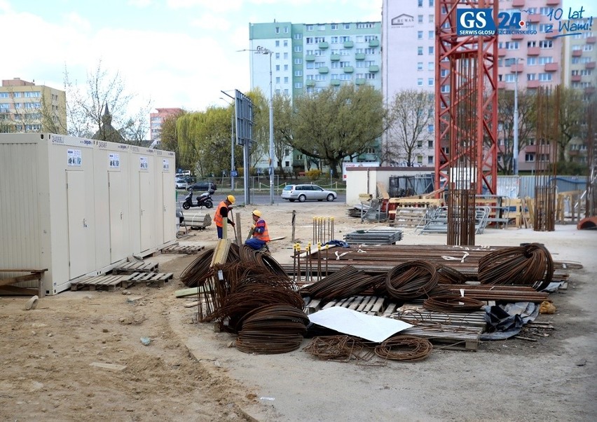 Wznowiono prace na budowie Hanza Tower [wideo, zdjęcia] 