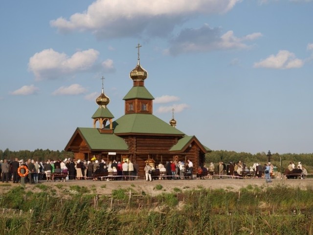 Cerkiew na Kudaku, ufundowana przez warszawskiego biznesmena, zbudowana przez góralskich cieśli z Chochołowa