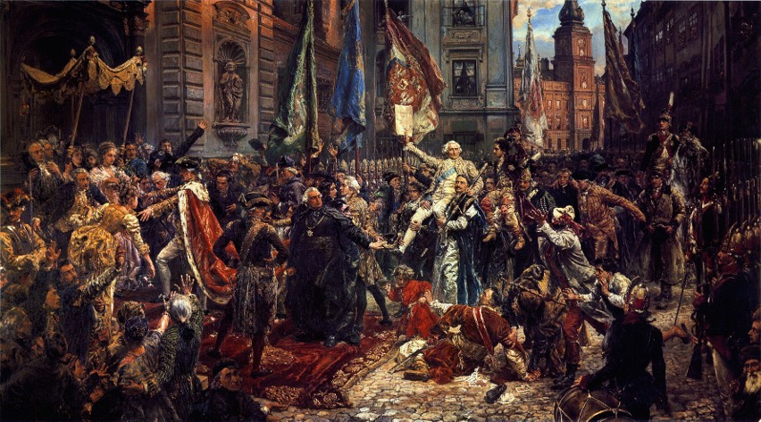 3 Maja 1791 r. Sejm Czteroletni uchwalił Konstytucję 3 Maja.