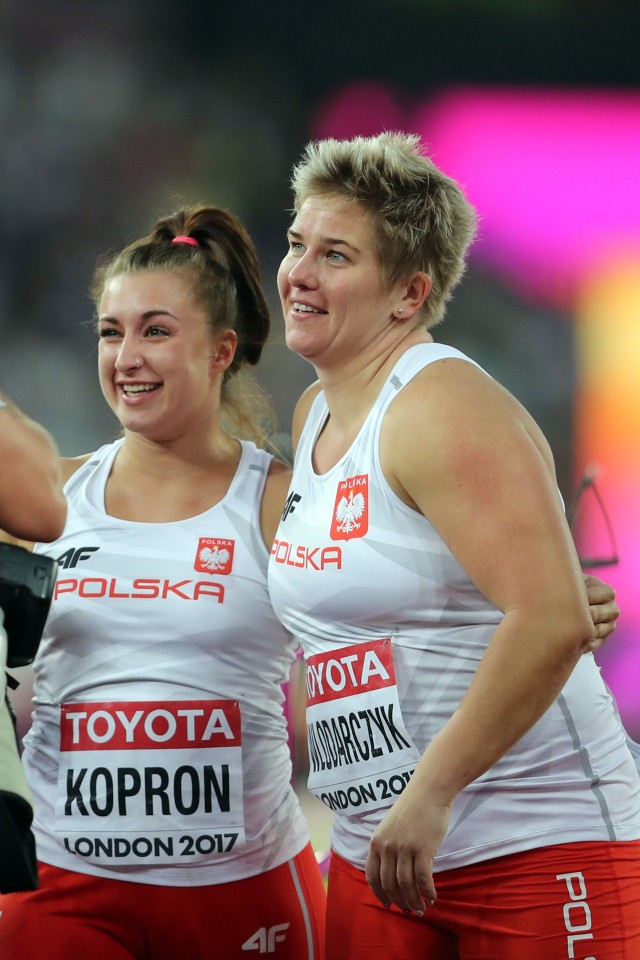 Anita Włodarczyk, Malwina Kopron, mistrzostwa świata w lekkoatletyce Londyn 2017