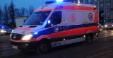 Wypadek na ul. Hlonda w Poznaniu. Ranny motocyklista trafił do szpitala