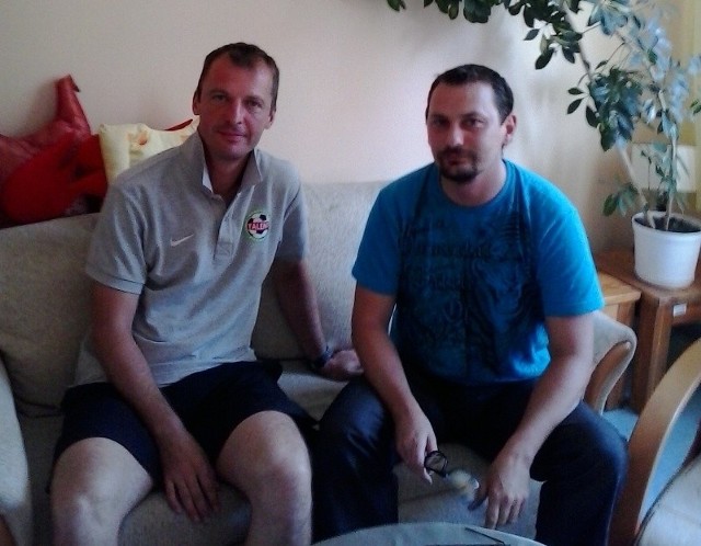 Bartosz Jurkowski (z lewej) o piłce nożnej potrafi opowiadać godzinami