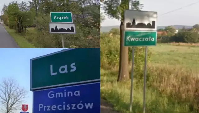 W Małopolsce zachodniej jest wiele miejscowości o nietypowych nazwach