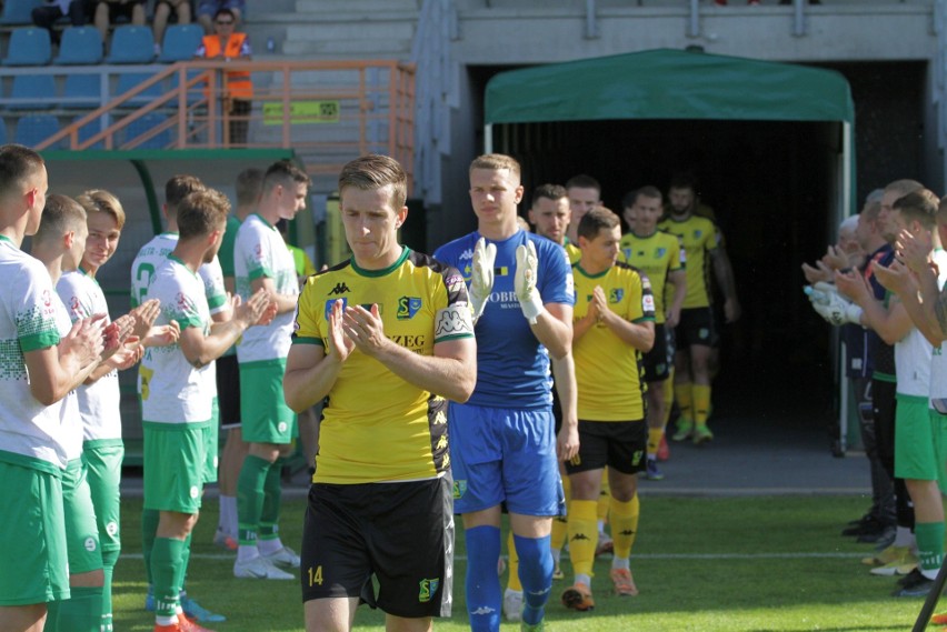 3 liga piłkarska. Siarka Tarnobrzeg - Orlęta Radzyń Podlaski. Zdjęcia z meczu