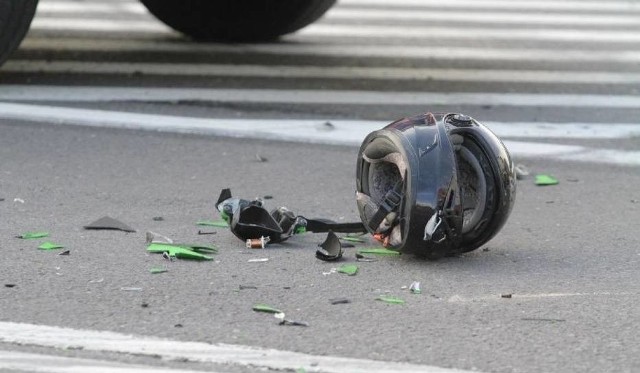 Zmarł motocyklista, który uczestniczył w wypadku w Grzywnie