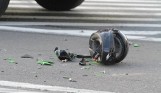 Tragedia w Grzywnie. Zmarł motocyklista, który zderzył się z samochodem osobowym. Policja szuka świadków wypadku