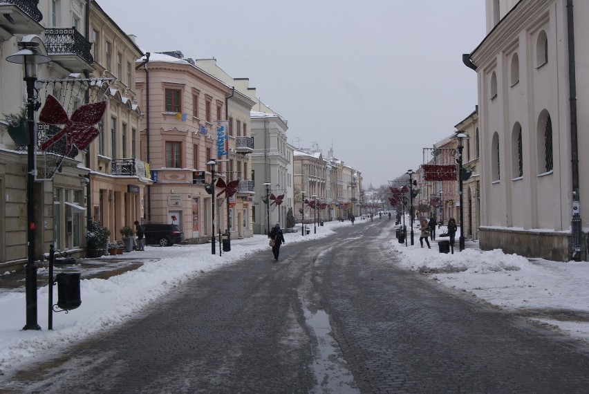 Zima w centrum Lublina
